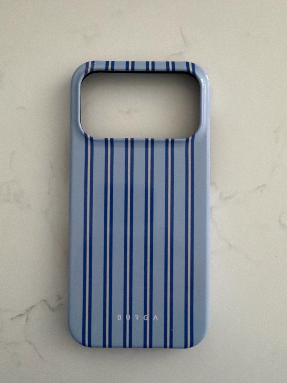 Burga Light Blue Stripe Protective Phone Case